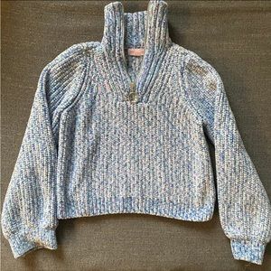💖 Design History Girl’s Cozy Pink & Blue Sweater – Size 6 – Soft & Stylish!